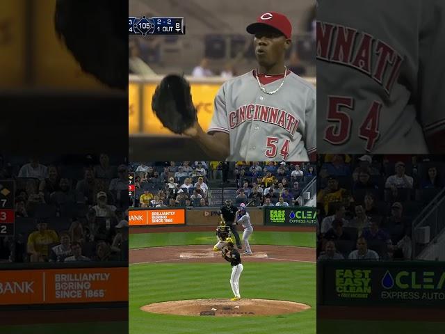 Aroldis Chapman throws the fastest pitch of the season in 2010 and 2024 (so far)!