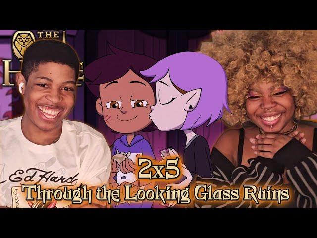 LUMITY'S FIRST KISS! The Owl House 2x5 Through the Looking Glass Ruins REACTION