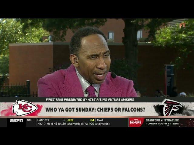 FIRST TAKE | "3-0 for Derek Carr & Mahomes" - Stephen A. on Saints vs. Eagles, Chiefs vs. Falcons