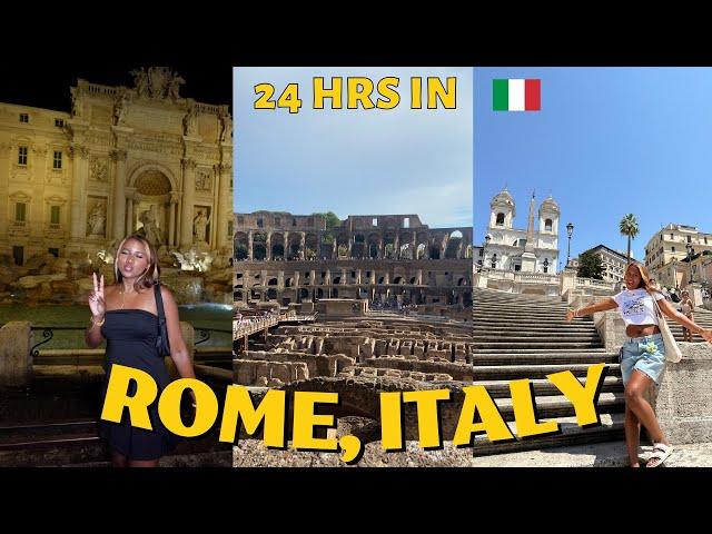 24 hrs in Rome! (Trevi Fountain, Colosseum)