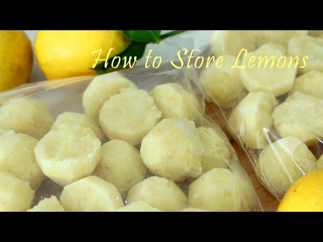 How to store Lemons(Can you eat a whole lemon? Totally yes)