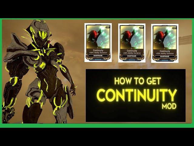 How to get Continuity Mod in Warframe