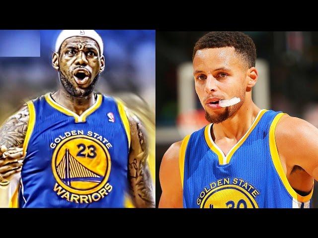 Stephen Curry and LeBron James on the Warriors with Kevin Durant - LeBron James Joins The Warriors