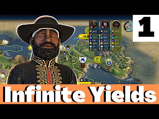 Civ 6 Deity: INFINITE Yields Ethiopia Strategy Guarantees Wins On Deity