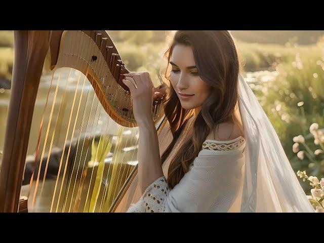 Relaxing Music  12 Hours of Heavenly Harp Music  No Repeats