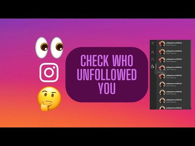 How To See Who Unfollowed You On Instagram 2024 FOR FREE NO APPS 100% WORKING 