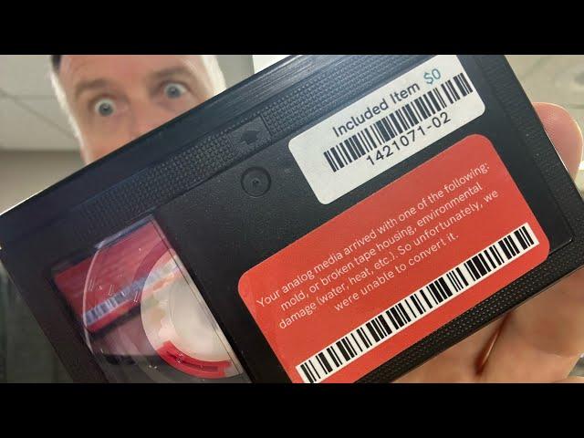 Legacybox Sticker Scam - Review - 4 VHS-C Tapes Told They Couldn’t Be Digitized They’re Fine 