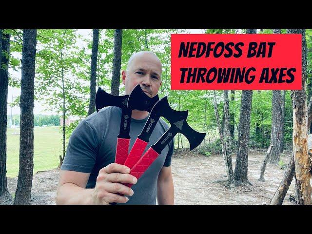 NedFoss Throwing Axes: Double Bit Bat Design