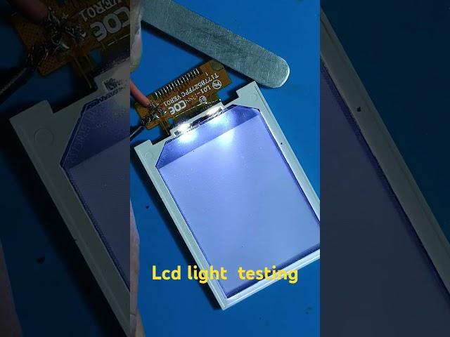LCD light testing #experiment #techinforsa