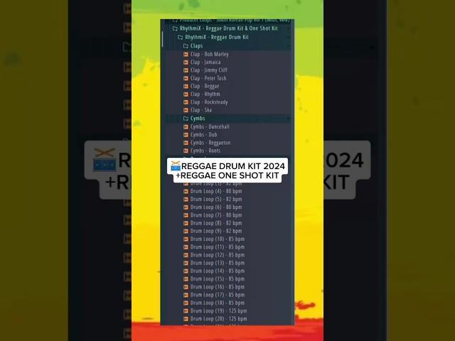 (100% ROYALTY FREE) Reggae Drum Kit 2024