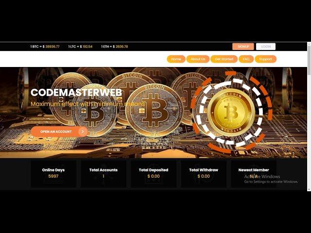 How To Design Bitcoin Hyip Investment Website