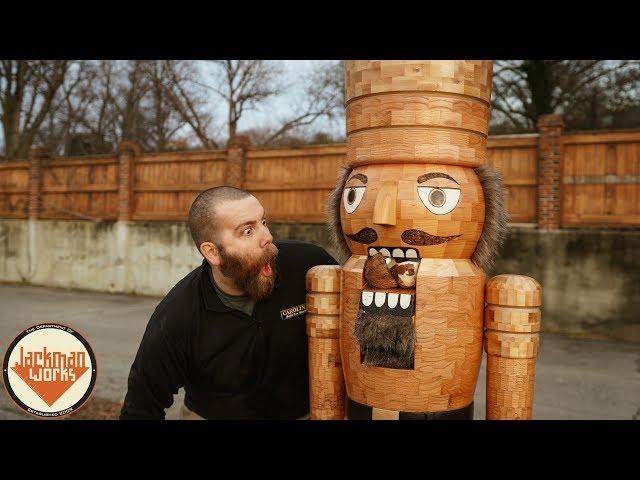 Making a Life-Size Wood Nutcracker (that crushes coconuts)