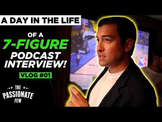 A Day In The Life Of A 7-Figure Podcast Interview! (VLOG #01 BTS w/ Omar Elattar)
