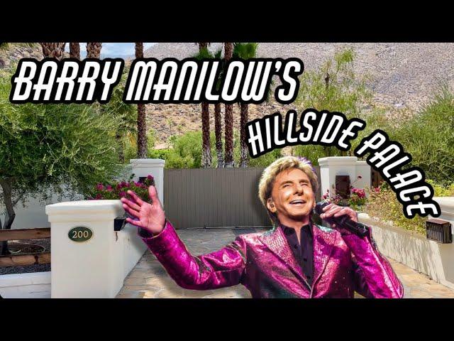 We visit Barry Manilow’s HUGE celebrity compound! House tour around Palm Springs.