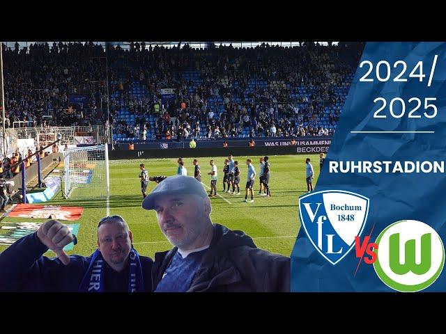 Am Tabellenende angekommen I VfL Bochum- VfL Wolfsburg Stadionvlog