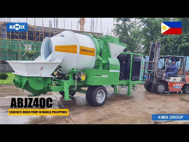 ABJZ40C Concrete Mixer Pump in Manila Philippines