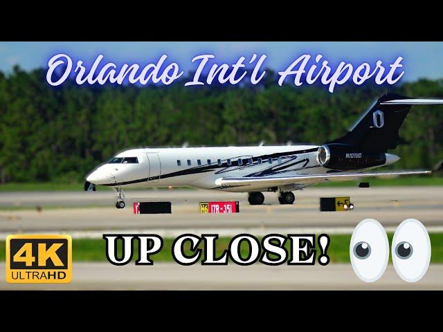 #4K WINDY UP CLOSE | ORLANDO INT'L AIRPORT | 8/15/24 #aviation #new #plane #best #popular #airport