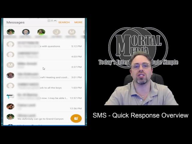 SMS - Quick Response Overview