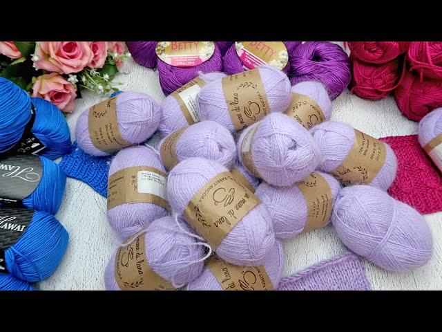 Обзор посылки с пряжей из интернет магазина Pryazha.su