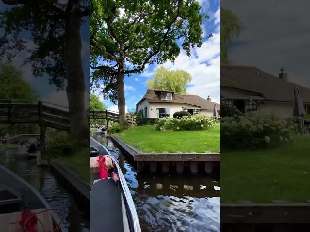 Giethoorn is a village in the province of Overijssel in the Netherlands | Venice of the Netherlands