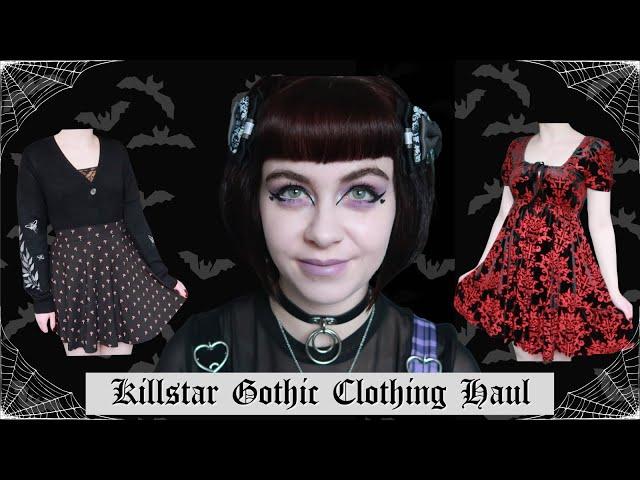 KILLSTAR HAUL | Gothic Alternative Clothing| Goth dress, skirt and cosy cardigan