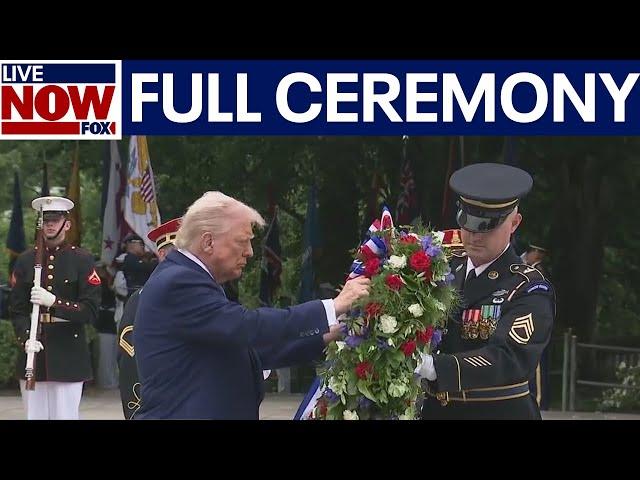President Trump marks Memorial Day at Arlington National Cemetery