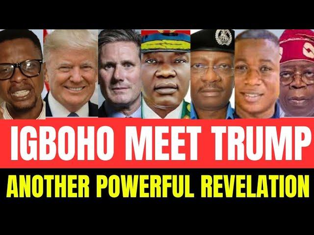 ASIRI NLA RE O: SUNDAY IGBOHO,,,TRUMP,,,BABA AKINTOYE,,, YORUBA NATION,,,.