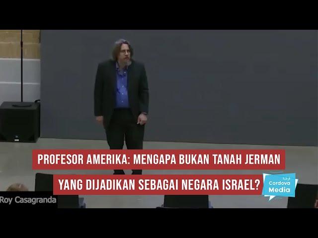 Profesor Amerika: Mengapa Bukan Tanah Jerman yang Dijadikan sebagai Negara Israel?