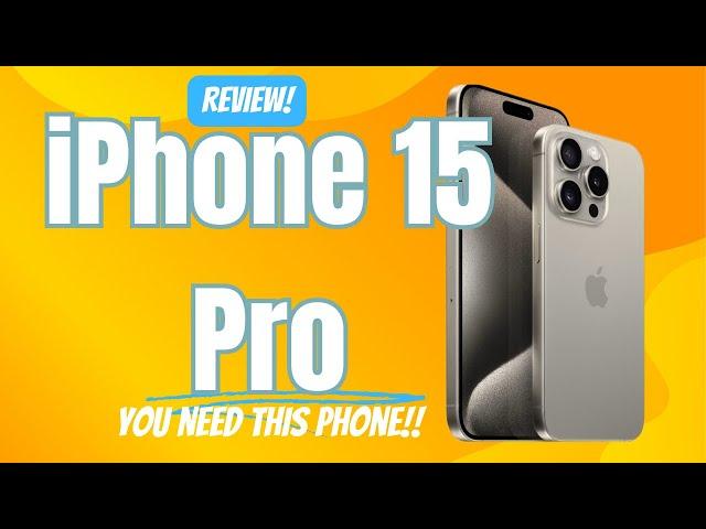 The iPhone 15 Pro 3 Minute Concise Overview - 3 Months Later