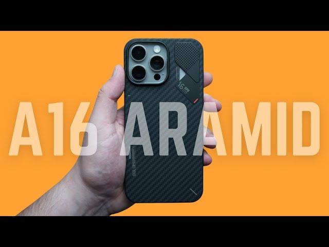 The MOST MINIMAL ARAMID CASE!! - Aulumu A16 Aramid Case for iPhone 16 Pro Max