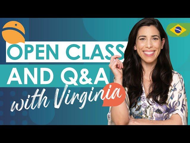 LIVE: Open Class & Q&A with Virginia Langhammer