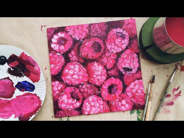 RASPBERRY | Drawing together step by stepEasy than it might seem