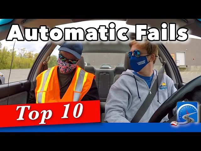 Top 10 Reasons for an Automatic Fail on a Driving Test