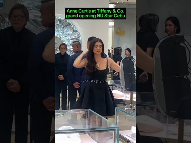 Anne Curtis at Tiffany & Co. grand opening NU Star Cebu #annecurtis #tiffanyandco #shorts