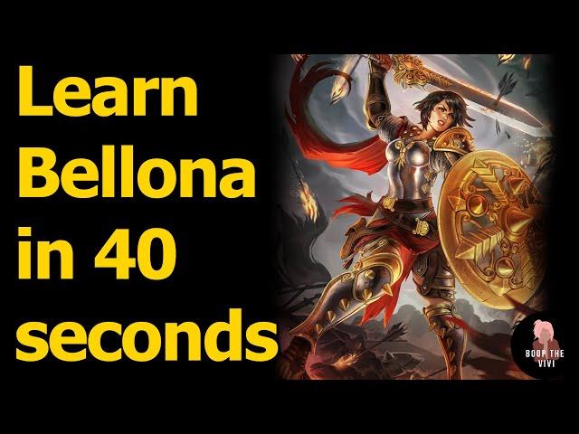 HOW TO PLAY BELLONA IN 40 SECONDS - Quick Smite God Guide