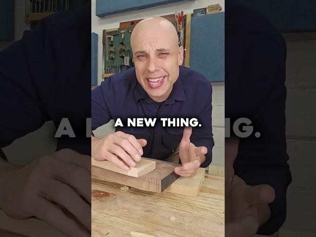 No, I don't do it that way. #tooltips #woodwork #woodworkingtips