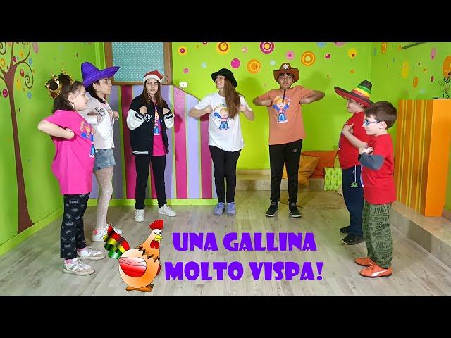 Gioco musicale super divertente per bambini di tutte le età - "Una gallina molto vispa"