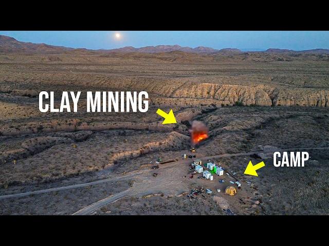 I Blew Up a Cliff to Mine Clay on my Desert Ranch