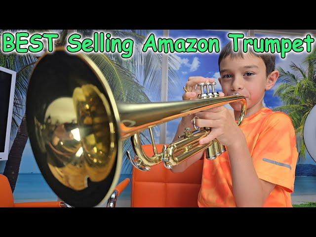 #1 Best Selling Trumpet on Amazon!!! - ETR-380, Golden Eastar Bb Standard Trumpet Set