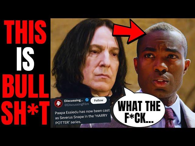 Harry Potter Series To Cast BLACK Snape, And Fans Are PISSED!