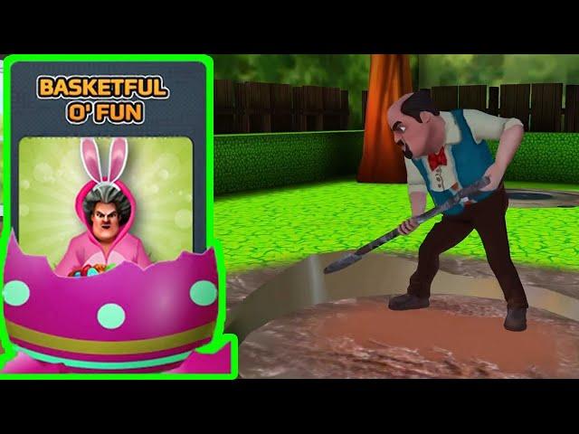 Scary Teacher 3D | miss T Easter Treasure Hunt Walkthrough (iOS Android)