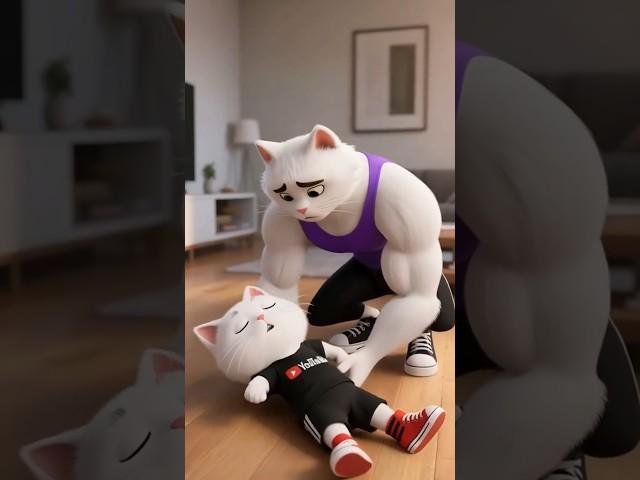 AI-Generated 【Part 3】Devoted Kitten: He'd Do Anything for His Cat Dad—this cat is just too devoted
