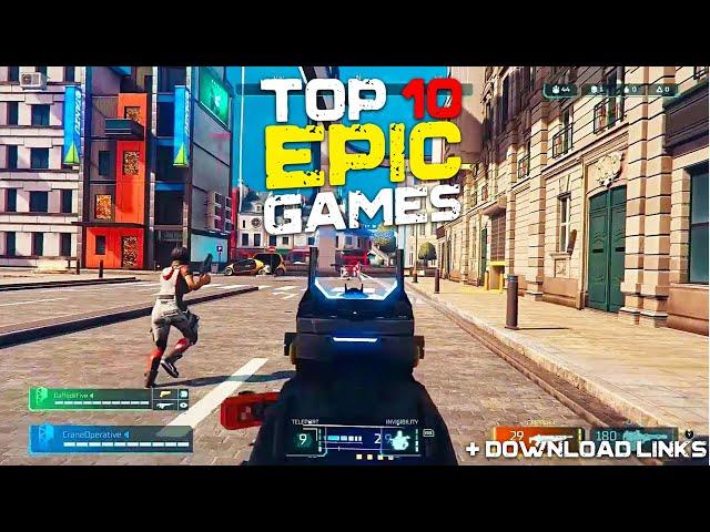 Top 10 Best Free To Play Games Available On Epic Games | WIth Download Links