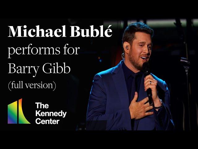 Michael Bublé performs "How Can You Mend A Broken Heart" for Barry Gibb | 46th Kennedy Center Honors