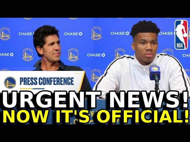 OFFICIAL PRONOUNCEMENT! Giannis Antetokounmpo Closed With Warriors! Bombastic News Gold Blooded News