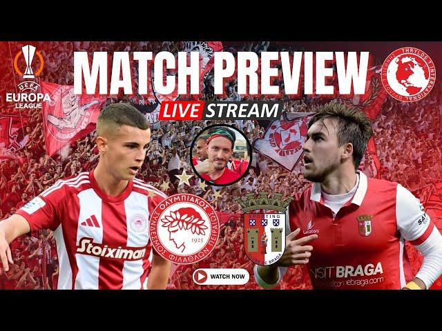 Olympiacos vs Braga PREVIEW Live Stream | Europa League Matchday 2