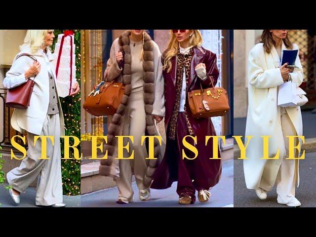 Exclusive Winter Street Style from Milan: Cool, Expensive Looks and Luxury Trends•Italia Fashion