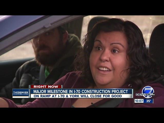 I-70 expansion shuts down westbound York Street ramp permanently, more closures to follow