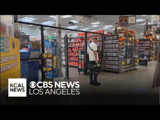 Residents react to glass partition at Burbank Ralphs