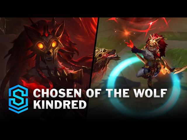 Chosen of the Wolf Kindred Skin Spotlight - Pre-Release - PBE Preview - League of Legends